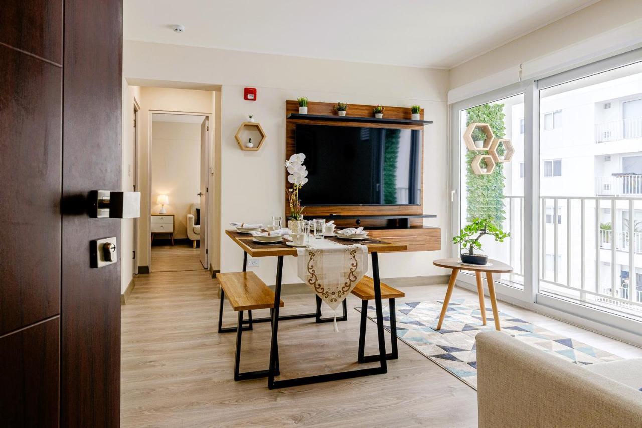 Peaceful 2Br Apartment W Balconies N Parking Lima Extérieur photo